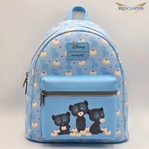 Loungefly Disney Pixar Brave Bear Brothers Blue Mini Backpack Bag New